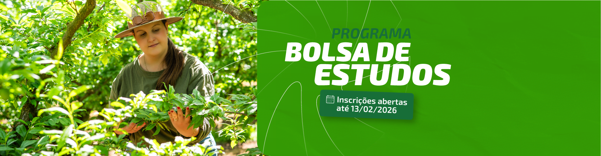 Programa Bolsa de Estudos: inscrições abertas até 13 de fevereiro